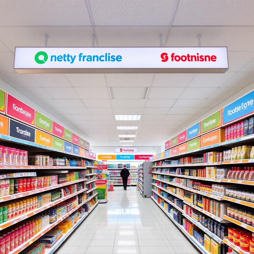 Agencement de franchise et réseau d'enseignes
