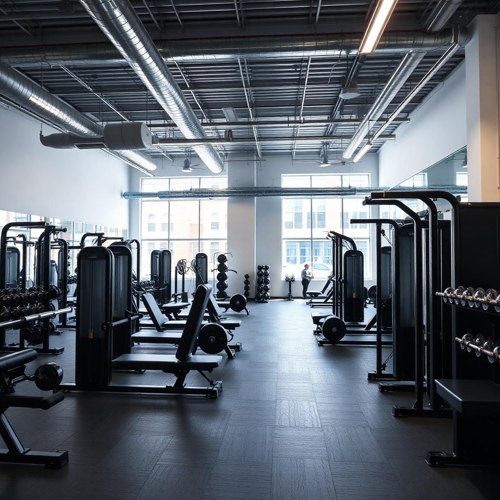 Agencement de salle de sport